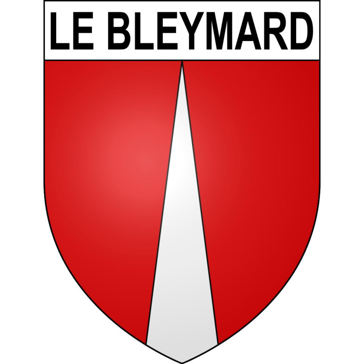Le Bleymard Sticker wappen, gelsenkirchen, augsburg, klebender aufkleber