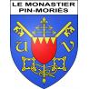 Adesivi stemma Le Monastier-Pin-Moriès adesivo