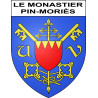 Le Monastier-Pin-Moriès Sticker wappen, gelsenkirchen, augsburg, klebender aufkleber