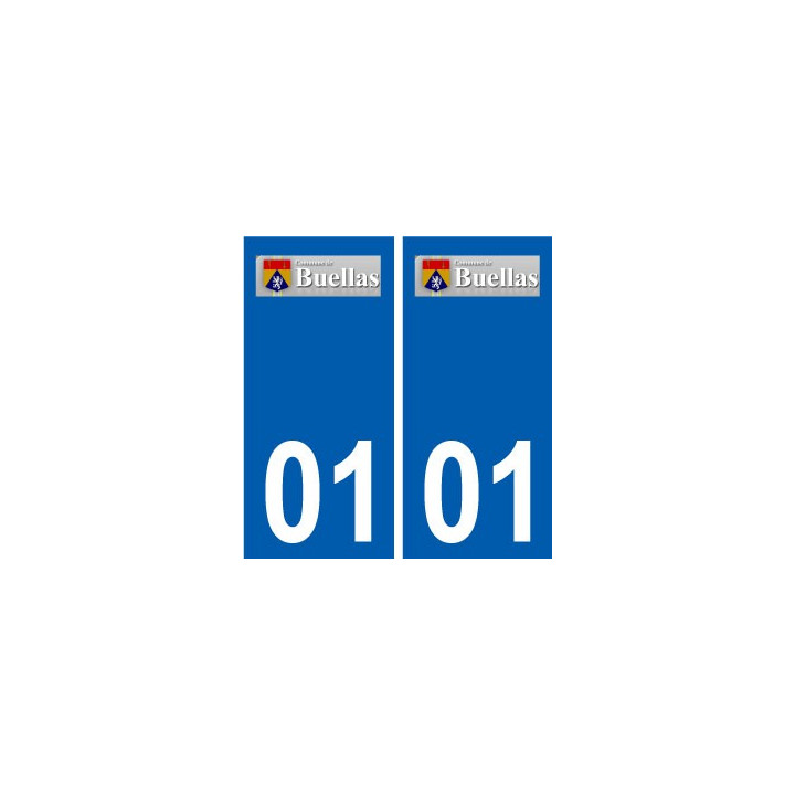 01 Buellas logo ville autocollant plaque sticker