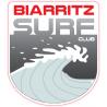 Biarritz surf club plage mer vague surf planche de surf autocollant adhésif voiture auto cahier sticker logo658