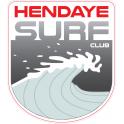 Hendaye surf club plage mer vague surf planche de surf autocollant adhésif 64 auto voiture support sticker logo652