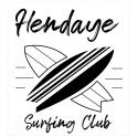 Hendaye surfing club planche plage mer vague surf planche de surf autocollant adhésif 64 auto voiture support sticker logo678