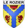 Pegatinas escudo de armas de Le Rozier adhesivo de la etiqueta engomada