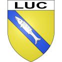 Stickers coat of arms Luc adhesive sticker