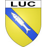 Luc 48 ville sticker blason écusson autocollant adhésif