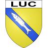 Luc Sticker wappen, gelsenkirchen, augsburg, klebender aufkleber