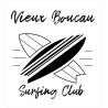 Vieux Boucau surfing club planche plage mer vague surf planche de surf autocollant adhésif auto voiture support sticker logo136