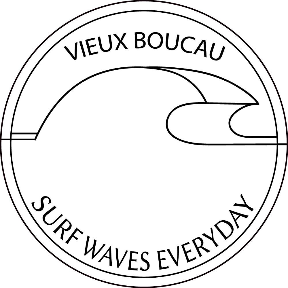 Surf waves everyday Vieux Boucau plage mer vague surf planche de surf autocollant adhésif voiture support sticker logo947