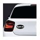 BZH 29 Finistère blanc et noir drapeau Gwenn Ha Du Breizh Bretagne auto voiture support autocollant sticker logo349