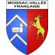 Stickers coat of arms Moissac-Vallée-Française adhesive sticker