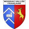 Moissac-Vallée-Française Sticker wappen, gelsenkirchen, augsburg, klebender aufkleber