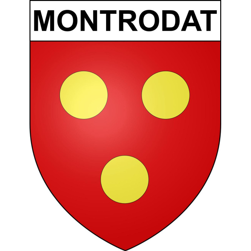 Adesivi stemma Montrodat adesivo