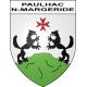 Paulhac-en-Margeride Sticker wappen, gelsenkirchen, augsburg, klebender aufkleber