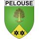 Pelouse 48 ville sticker blason écusson autocollant adhésif