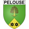 Stickers coat of arms Pelouse adhesive sticker