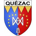 Stickers coat of arms Quézac adhesive sticker