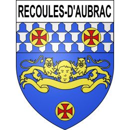 Recoules-d'Aubrac 48 ville sticker blason écusson autocollant adhésif