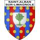 Saint-Alban-sur-Limagnole 48 ville sticker blason écusson autocollant adhésif