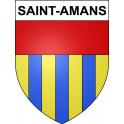Stickers coat of arms Saint-Amans adhesive sticker