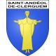 Saint-Andéol-de-Clerguem 48 ville sticker blason écusson autocollant adhésif