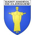 Stickers coat of arms Saint-Andéol-de-Clerguem adhesive sticker