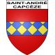 Saint-André-Capcèze 48 ville sticker blason écusson autocollant adhésif