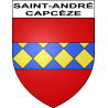 Stickers coat of arms Saint-André-Capcèze adhesive sticker