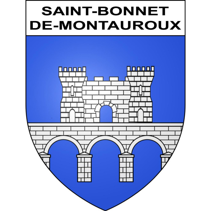Saint-Bonnet-de-Montauroux Sticker wappen, gelsenkirchen, augsburg, klebender aufkleber