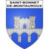 Saint-Bonnet-de-Montauroux 48 ville sticker blason écusson autocollant adhésif