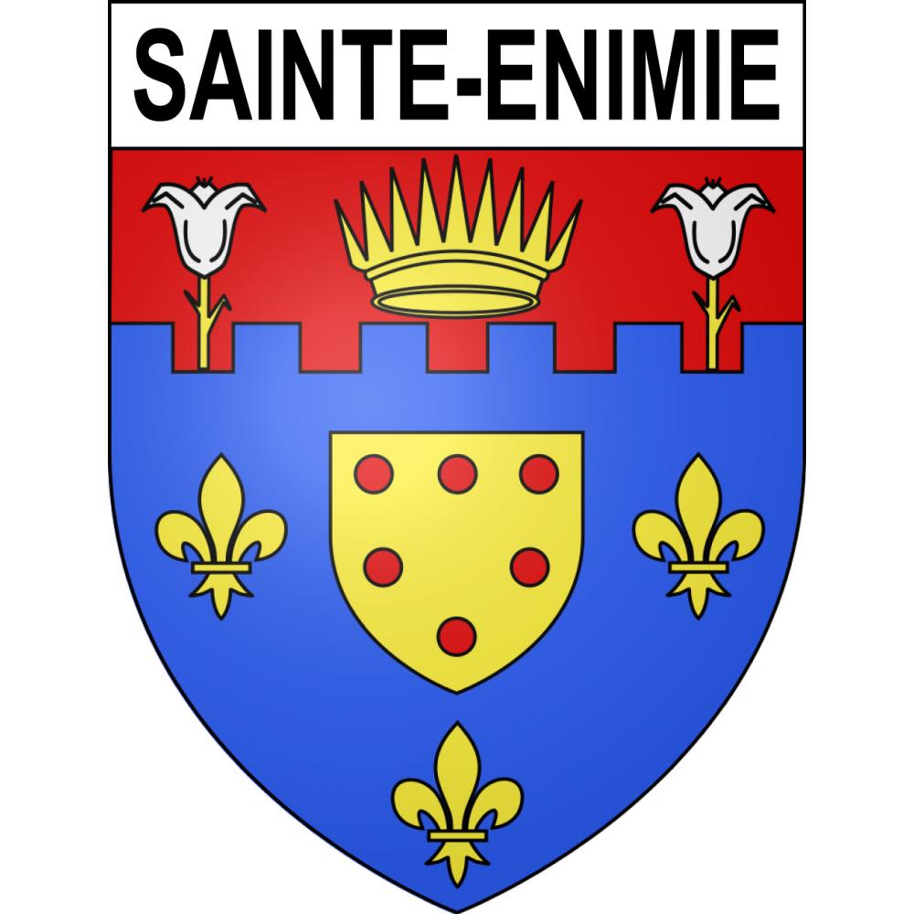 Sainte-Enimie Sticker wappen, gelsenkirchen, augsburg, klebender aufkleber