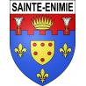 Pegatinas escudo de armas de Sainte-Enimie adhesivo de la etiqueta engomada