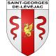Saint-Georges-de-Lévéjac 48 ville sticker blason écusson autocollant adhésif