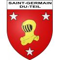 Stickers coat of arms Saint-Germain-du-Teil adhesive sticker