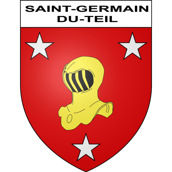 Saint-Germain-du-Teil Sticker wappen, gelsenkirchen, augsburg, klebender aufkleber