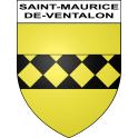 Stickers coat of arms Saint-Maurice-de-Ventalon adhesive sticker