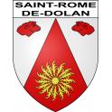 Adesivi stemma Saint-Rome-de-Dolan adesivo