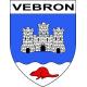 Pegatinas escudo de armas de Vebron adhesivo de la etiqueta engomada
