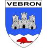 Pegatinas escudo de armas de Vebron adhesivo de la etiqueta engomada