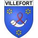 Stickers coat of arms Villefort adhesive sticker