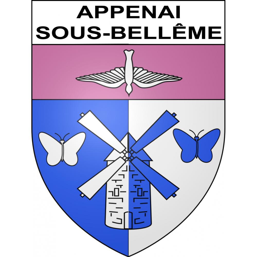 Adesivi stemma Appenai-sous-Bellême adesivo