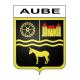 Aube 61 ville sticker blason écusson autocollant adhésif