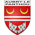 Aubry-le-Panthou Sticker wappen, gelsenkirchen, augsburg, klebender aufkleber