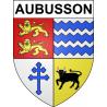 Aubusson Sticker wappen, gelsenkirchen, augsburg, klebender aufkleber