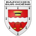 Adesivi stemma Bazoches-sur-Hoëne adesivo