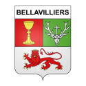 Bellavilliers 61 ville sticker blason écusson autocollant adhésif