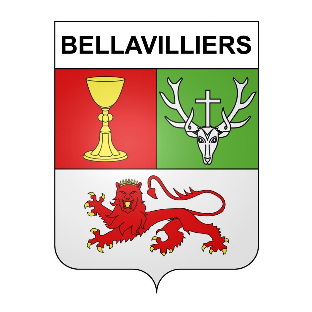 Stickers coat of arms Bellavilliers adhesive sticker
