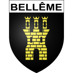 Pegatinas escudo de armas de Bellême adhesivo de la etiqueta engomada