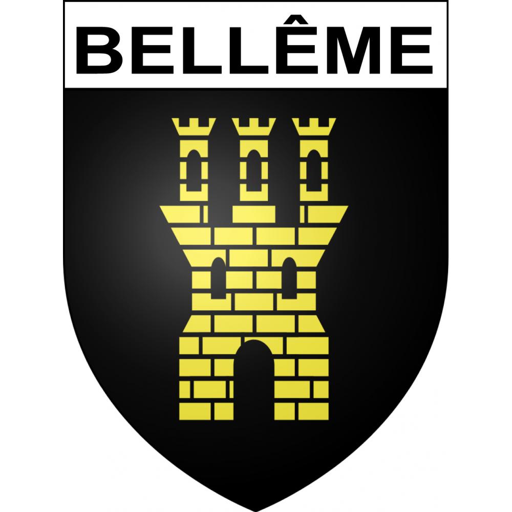 Bellême Sticker wappen, gelsenkirchen, augsburg, klebender aufkleber