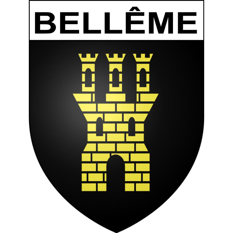 Pegatinas escudo de armas de Bellême adhesivo de la etiqueta engomada